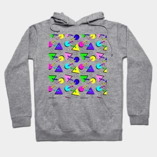 90s Retro Geometric Pattern Hoodie